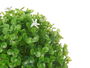 Ibergarden Bola Redonda 17 cm Hojas Verdes Flores Blancas Plástico Verde Blanco (Set de 12)