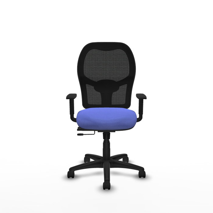 PIQUERAS Y CRESPO Silla de oficina Alocén Azul claro y Negro