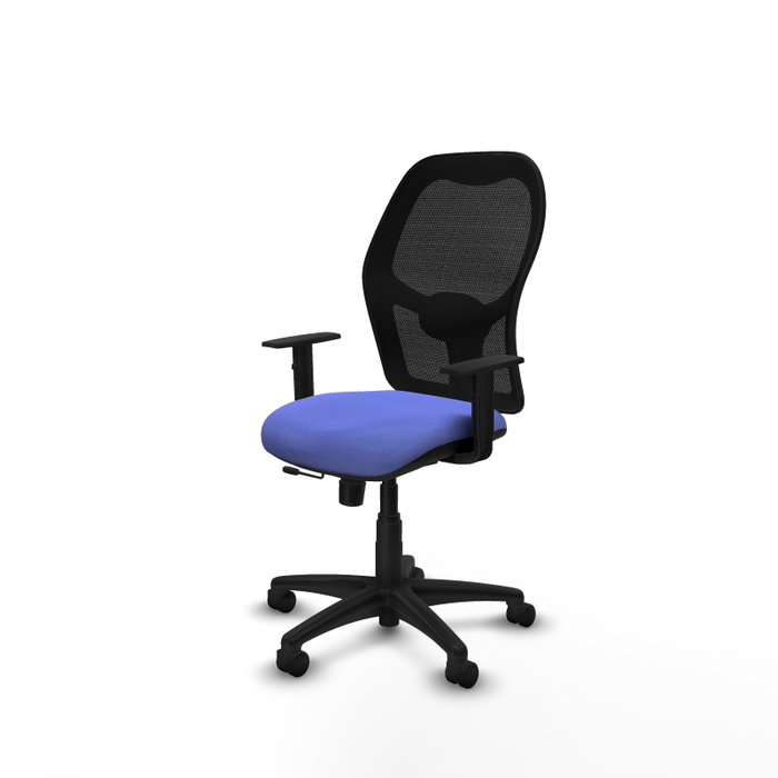 PIQUERAS Y CRESPO Silla de oficina Alocén Azul claro y Negro