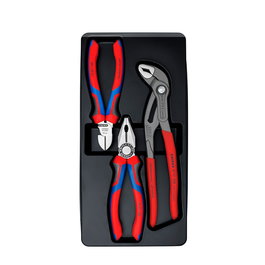 Knipex Juego 3 Alicates Profesionales 03 02 180, 70 02 160, 87 01 250