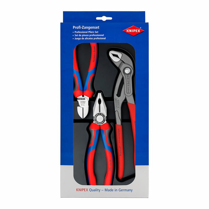 Knipex Juego de alicates profesional de 3 piezas Knipex Juego de alicates profesional de 3 piezas
