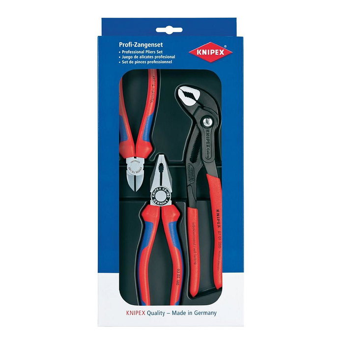 Knipex Juego de alicates profesional de 3 piezas Knipex Juego de alicates profesional de 3 piezas