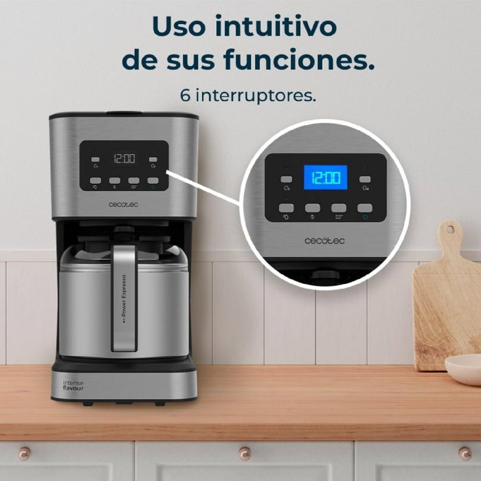 Cafetera de Goteo Cecotec Coffee 66 Drop & Thermo Time Cafetera de Goteo Cecotec Coffee 66 Drop & Thermo Time