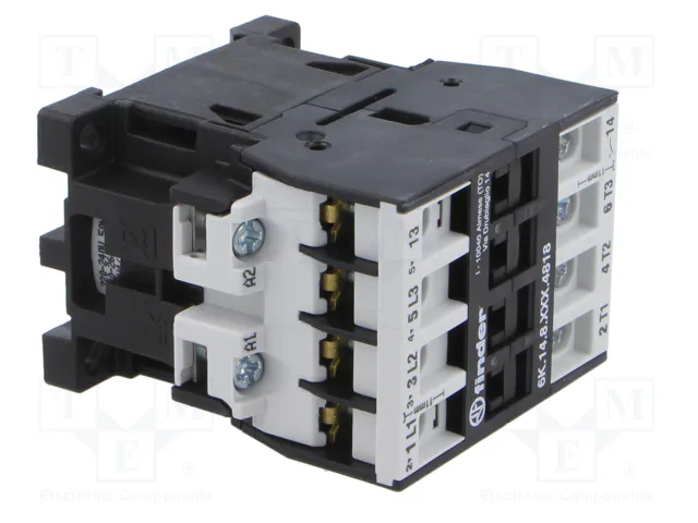 FINDER Contactor 4-polar 18A 230VAC Serie 6K FINDER Contactor 4-polar 18A 230VAC Serie 6K