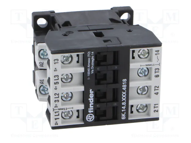 FINDER Contactor 4-polar 18A 230VAC Serie 6K FINDER Contactor 4-polar 18A 230VAC Serie 6K