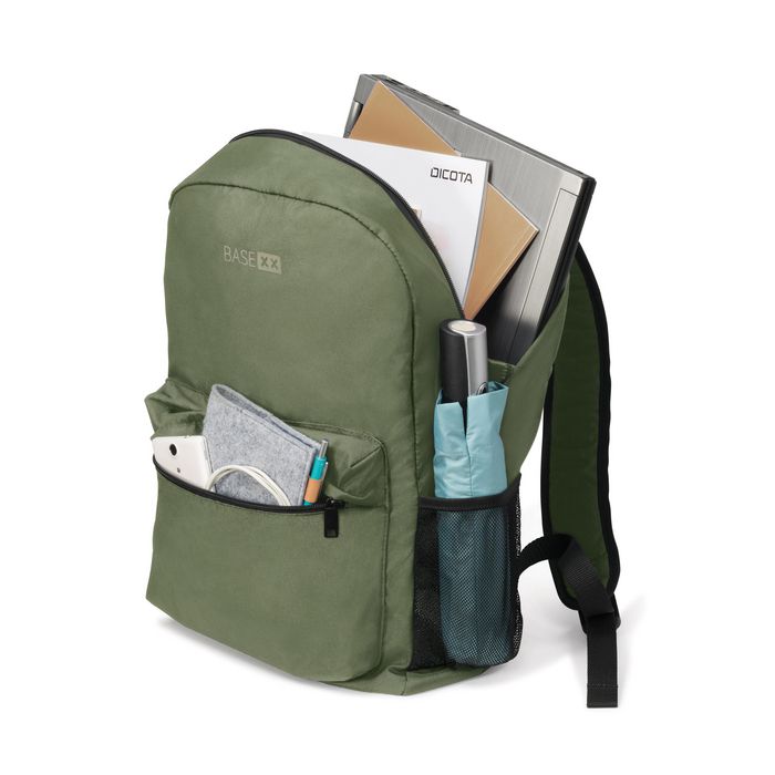 Dicota BASE XX B2 Mochila para Portátil 15.6 pulg Verde Oliva