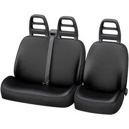 XLC AAAQG37685 Fundas para Asientos de Coche XLCOVER - Vehículo Utilitario - Funda para Asiento Conductor y Asiento Corrido