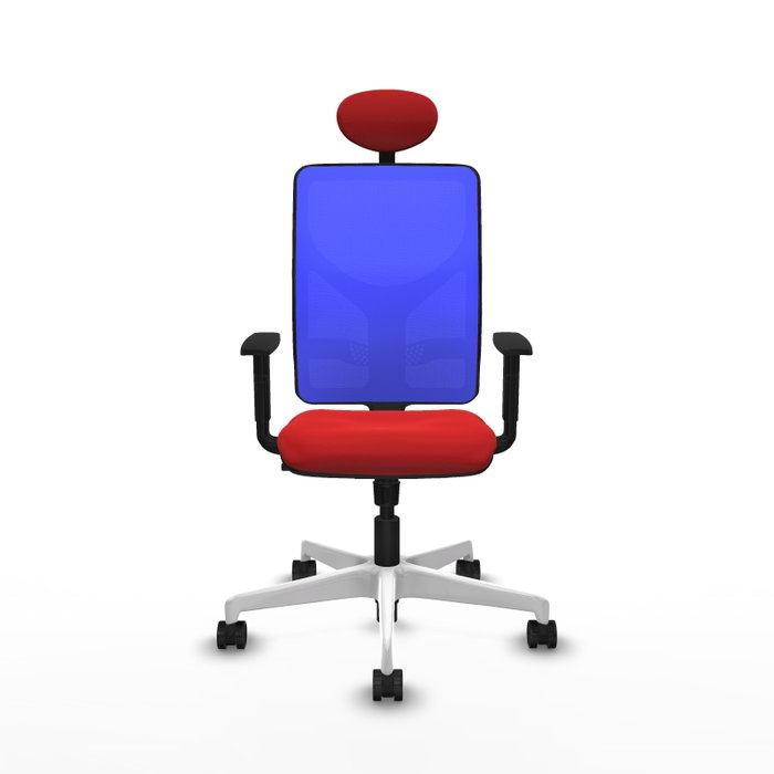 PIQUERAS Y CRESPO Silla de oficina Motilla con mecanismo Sincro, Rojo y Azul PIQUERAS Y CRESPO Silla de oficina Motilla con mecanismo Sincro, Rojo y Azul