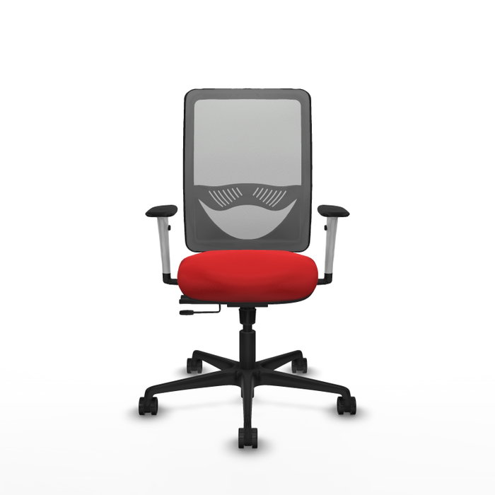 PIQUERAS Y CRESPO Silla de oficina Zulema Rojo/Gris con mecanismo Sincro/Traslack PIQUERAS Y CRESPO Silla de oficina Zulema Rojo/Gris con mecanismo Sincro/Traslack