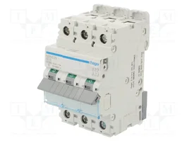 HAGER NBN325 Interruptor magnetotérmico 3 polos 25A 10kA