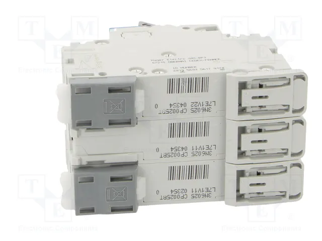 HAGER NBN325 Interruptor magnetotérmico 3 polos 25A 10kA