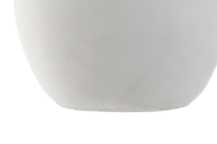 DKD Home Decor Figura de Manzana en Cemento Blanco