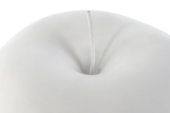 DKD Home Decor Figura de Manzana en Cemento Blanco