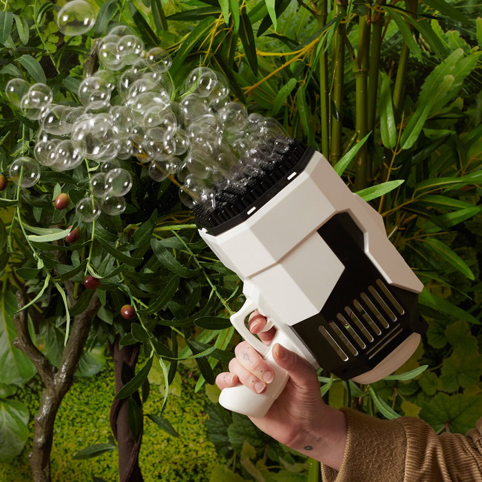 Mister Gadget Pistola de Burbujas 132 Agujeros Jeux Outdoor