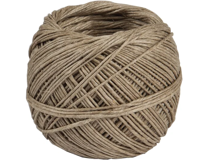 Blanca Cuerda Cañamo Natural Pulido Bobina 52 g