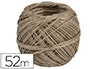 Blanca Cuerda Cañamo Natural Pulido Bobina 52 g