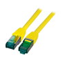EFB Elektronik Patchkabel RJ45 Cat.6A S/FTP 0,25m Amarillo