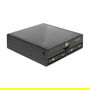 DeLOCK 47230 5.25" Mobile Rack para 1 Unidad Óptica Slim y 2 Discos Duros/SSD SATA 2.5" - Carcasa en Aluminio Negro