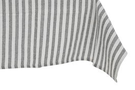 DKD Home Decor Mantel Gris Rayas Set de 9 150 x 250 cm Poliéster 200gsm