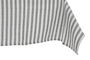 DKD Home Decor Mantel Gris Rayas Set de 9 150 x 250 cm Poliéster 200gsm