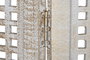 DKD Home Decor Biombo Blanco Dorado 2 x 180 x 150 cm