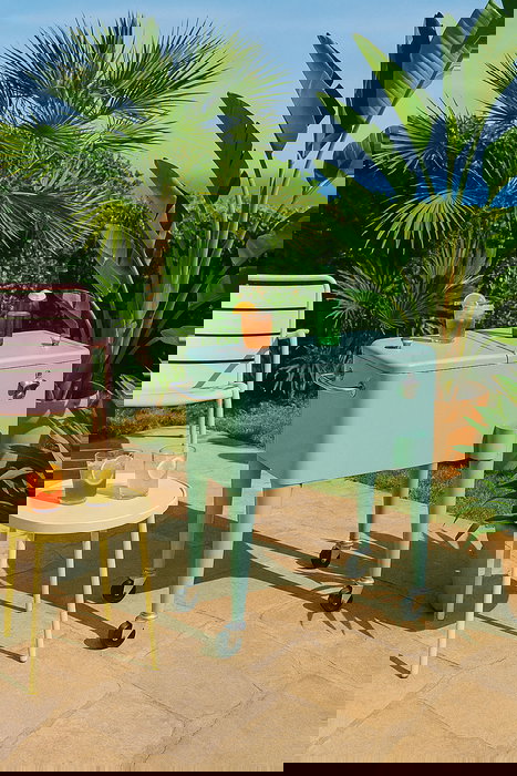 DKD Home Decor Nevera Terraza Y Jardin Azul Celeste 43 x 80 x 74 cm Acero Pp DKD Home Decor Nevera Terraza Y Jardin Azul Celeste 43 x 80 x 74 cm Acero Pp