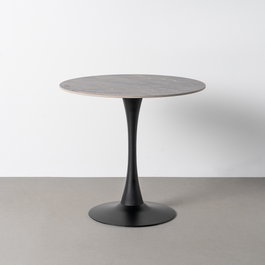 Mesa Redonda Piedra Sinterizada Contract 80 X 80 X 75 cm (Set de 2)