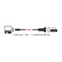 DeLOCK Adaptador USB Type-C™ a 1 x Serie RS-232 D-Sub 9 Pin con tuercas 63908