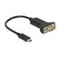 DeLOCK Adaptador USB Type-C™ a 1 x Serie RS-232 D-Sub 9 Pin con tuercas 63908