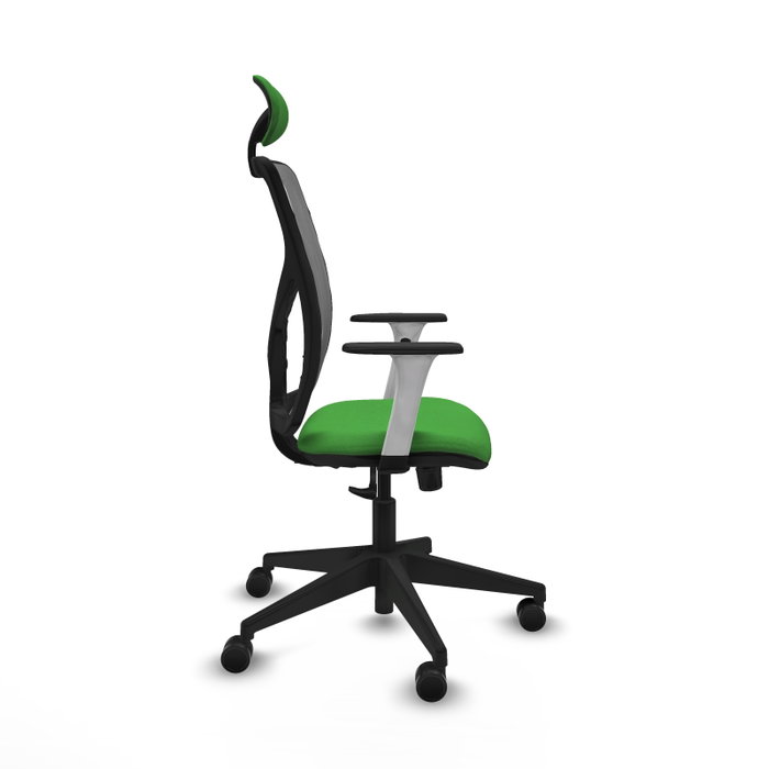 PIQUERAS Y CRESPO Silla de oficina Motilla con mecanismo Sincro, Verde y Gris PIQUERAS Y CRESPO Silla de oficina Motilla con mecanismo Sincro, Verde y Gris