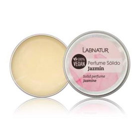 LABNATUR BIO Perfume Sólido de Jazmín, Fragancia Floral Intensa y Duradera, 100% Vegano, Apto para Pieles Sensibles