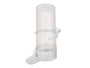 Masgow Bebedero Accesorio para Jaula Transparente Blanco 100ml 5 x 12 x 8.5 cm (Set de 24)