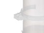 Masgow Bebedero Accesorio para Jaula Transparente Blanco 100ml 5 x 12 x 8.5 cm (Set de 24)