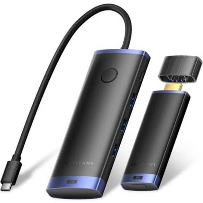 Vention Adaptador/Transmisor de vídeo inalámbrico USB Tipo-C 3.2 - HDMI TPVBB 60W Vention Adaptador/Transmisor de vídeo inalámbrico USB Tipo-C 3.2 - HDMI TPVBB 60W