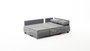 Atelier Del Sofa Sofá Cama Esquinero Crema 210x280cm Convertible en Cama 140x190cm