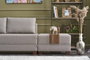 Atelier Del Sofa Sofá Cama Esquinero Crema 210x280cm Convertible en Cama 140x190cm