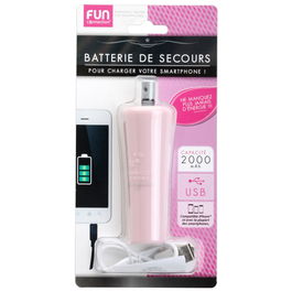 Fun Connection Batería/Cargador Portátil Perfume 2000 mAh con Cable USB