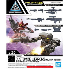 BANDAI HOBBY 30MM Set de Armas Militares Personalizables para Maquetas 30 Minutes Missions y 30MS