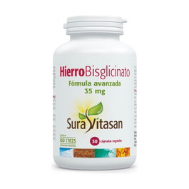 Sura Vitasan Hierro Bisglicinato 35mg 30 cápsulas