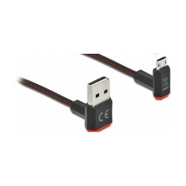 DeLOCK Cable EASY-USB 2.0 USB Tipo-A a Micro-USB B 2 m Negro