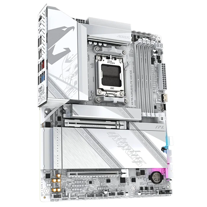 Gigabyte X870 AORUS ELITE X3D ICE ATX Blanco