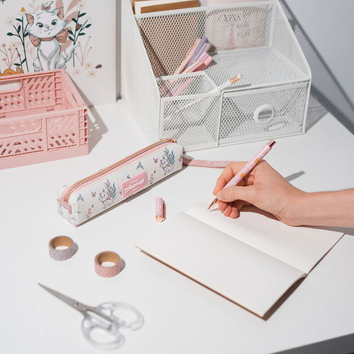 ERIK Set Portatodo, Bolígrafo y Lápiz Bonjour Marie Los Aristogatos Disney