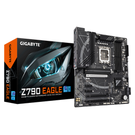 Gigabyte Z790 EAGLE 9MZ79EGL-00-G10 Placa Base Intel 14th Gen, DDR5 7600MHz, 3x M.2 PCIe 4.0, LAN 2.5GbE, USB 3.2 Gen 2 ATX