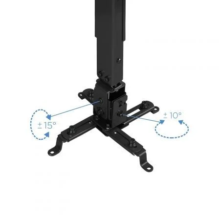Tooq Soporte de Techo para Proyector PJ2012T-B Inclinable hasta 20kg Negro