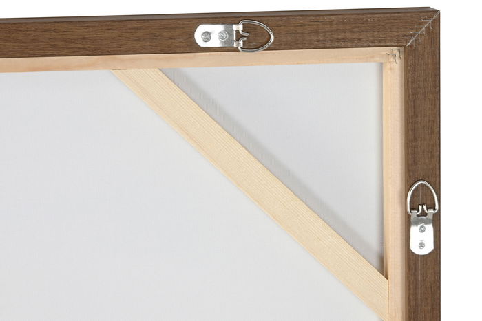 DKD Home Decor Cuadro Marron Negro 100 x 100 cm (2 Unidades)