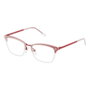 Police VPL2845107L2 Gafas de Vista para Mujer Roja