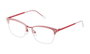Police VPL2845107L2 Gafas de Vista para Mujer Roja