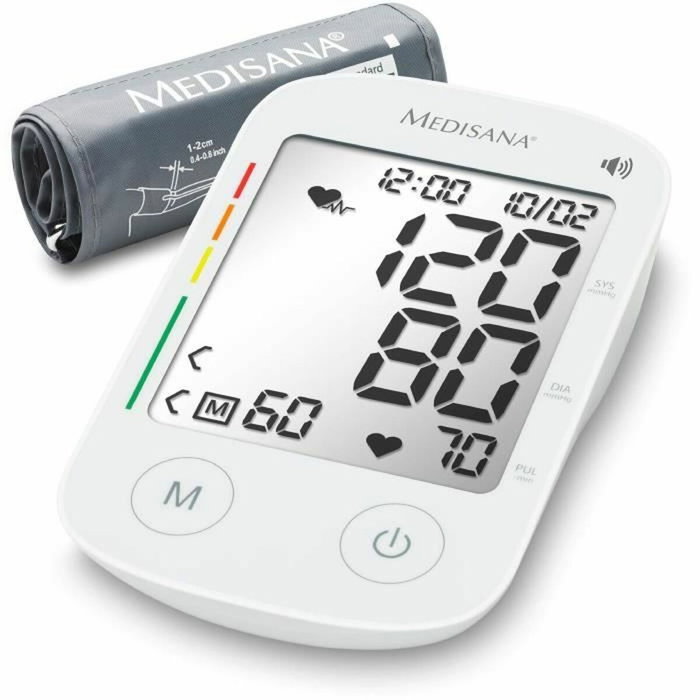 MEDISANA Tensiómetro de brazo con voz y pantalla grande