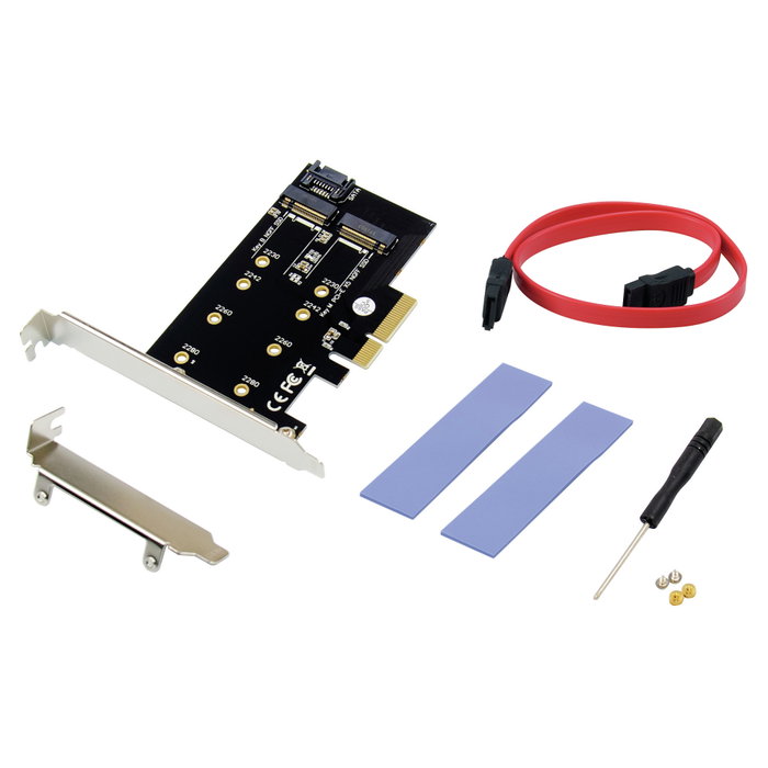 Conceptronic EMRICK04B Tarjeta Adaptadora 2 en 1 para SSD M.2 Conceptronic EMRICK04B Tarjeta Adaptadora 2 en 1 para SSD M.2