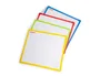 Miniland Pizarra Blanca Metálica Magnética Doble Cara Marco Plástico 300x260 mm Set 4 Unidades Rojo Amarillo Verde Azul